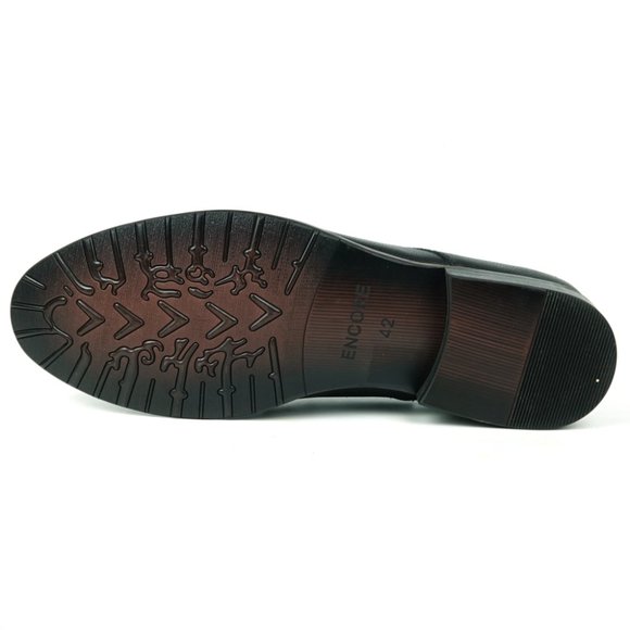 Encore by Fiesso FI-9052 Black Leather Lace up Shoes main image 7